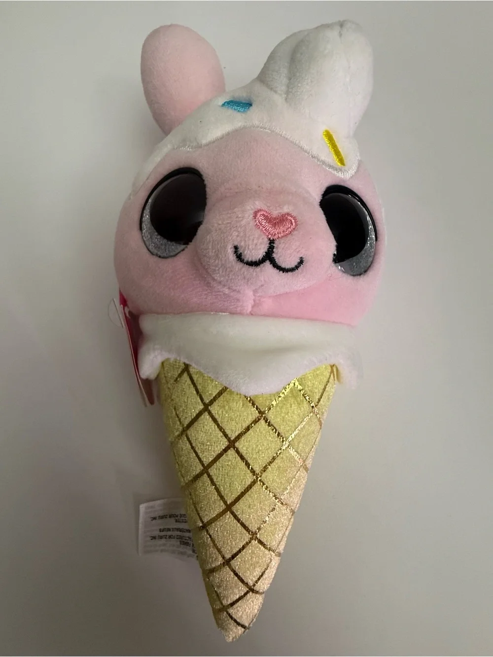 ZURU Coco Cones Mallow the Bunny Ice Cream Plush Glitter Eyes 5